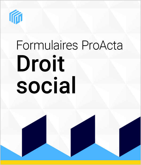 Formulaires Proacta droit social