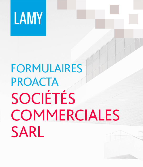 Formulaires ProActa Sociétés Commerciales : SARL