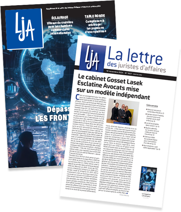La Lettre des juristes d'Affaires - LJA