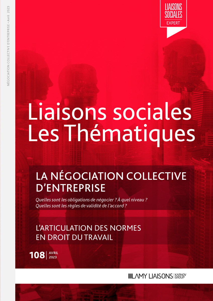 Liaisons Sociales Les Thématiques - La négociation collective d'entreprise