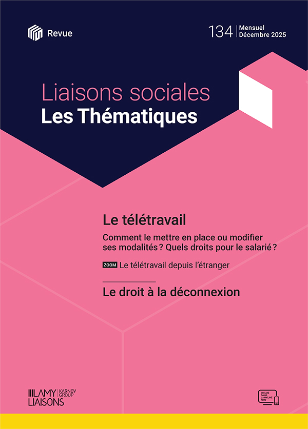 Liaisons Sociales Les Thématiques - Le télétravail