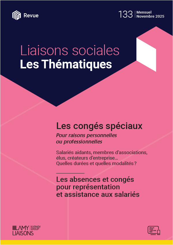 Liaisons Sociales Les Thématiques - Les congés spéciaux