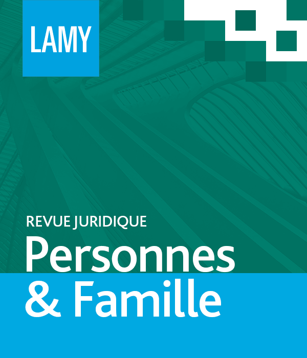 Revue juridique personnes et famille