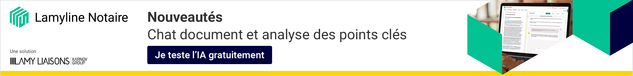 Nouveautés - Chat document et analyse des points clés