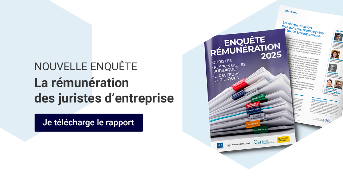La rémunération des juristes d'entreprise