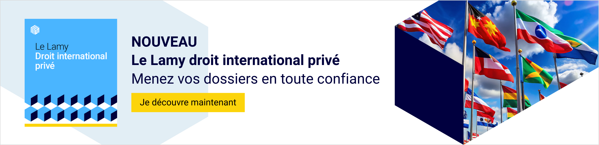 Nouveau. Le Lamy droit international priv&eacute;, menez vos dossiers en toute confiance