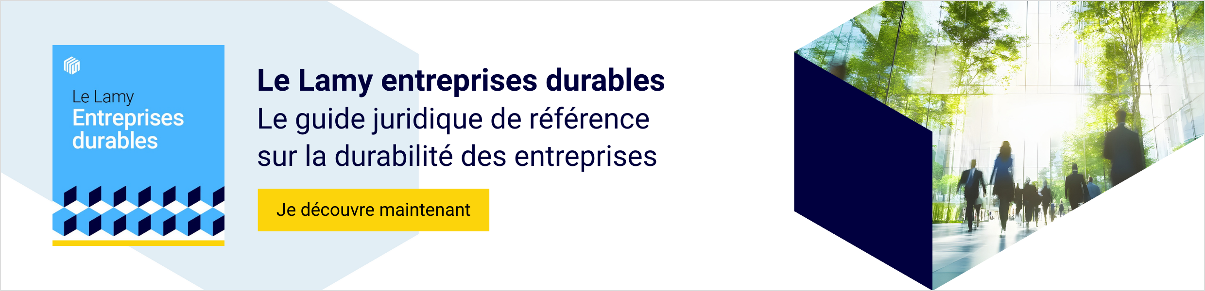 Le Lamy entreprises durables, le guide juridique de r&eacute;f&eacute;rence sur la durabilit&eacute; des entreprises
