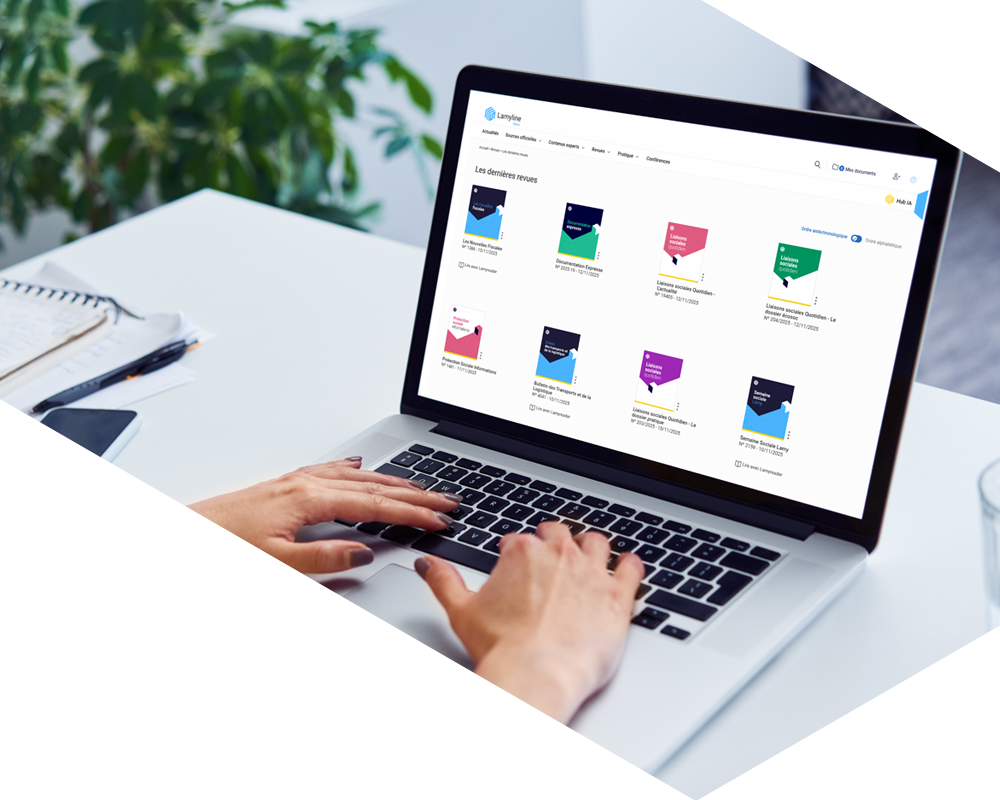 Lamyline, 10 domaines couverts par 24 revues spécialisées