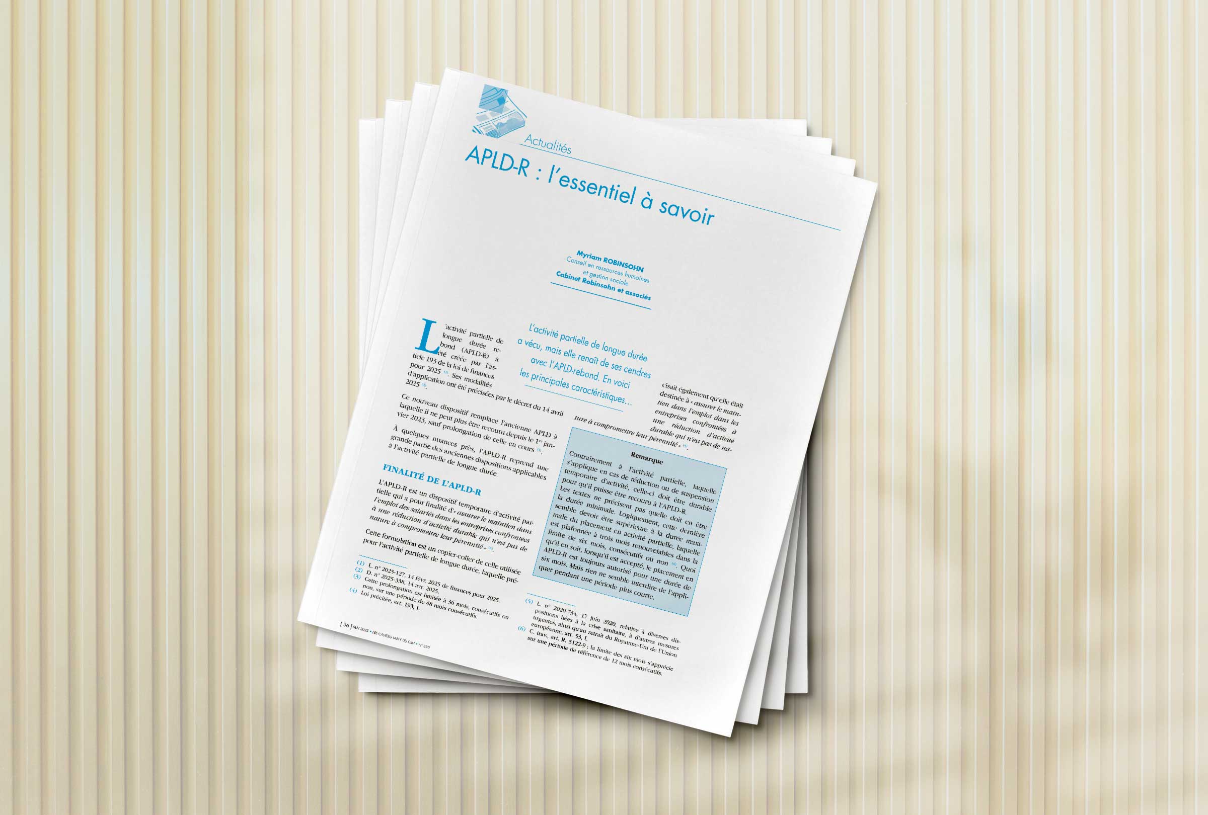 APLD-Rebond 2025 : sécuriser l’emploi en période de crise