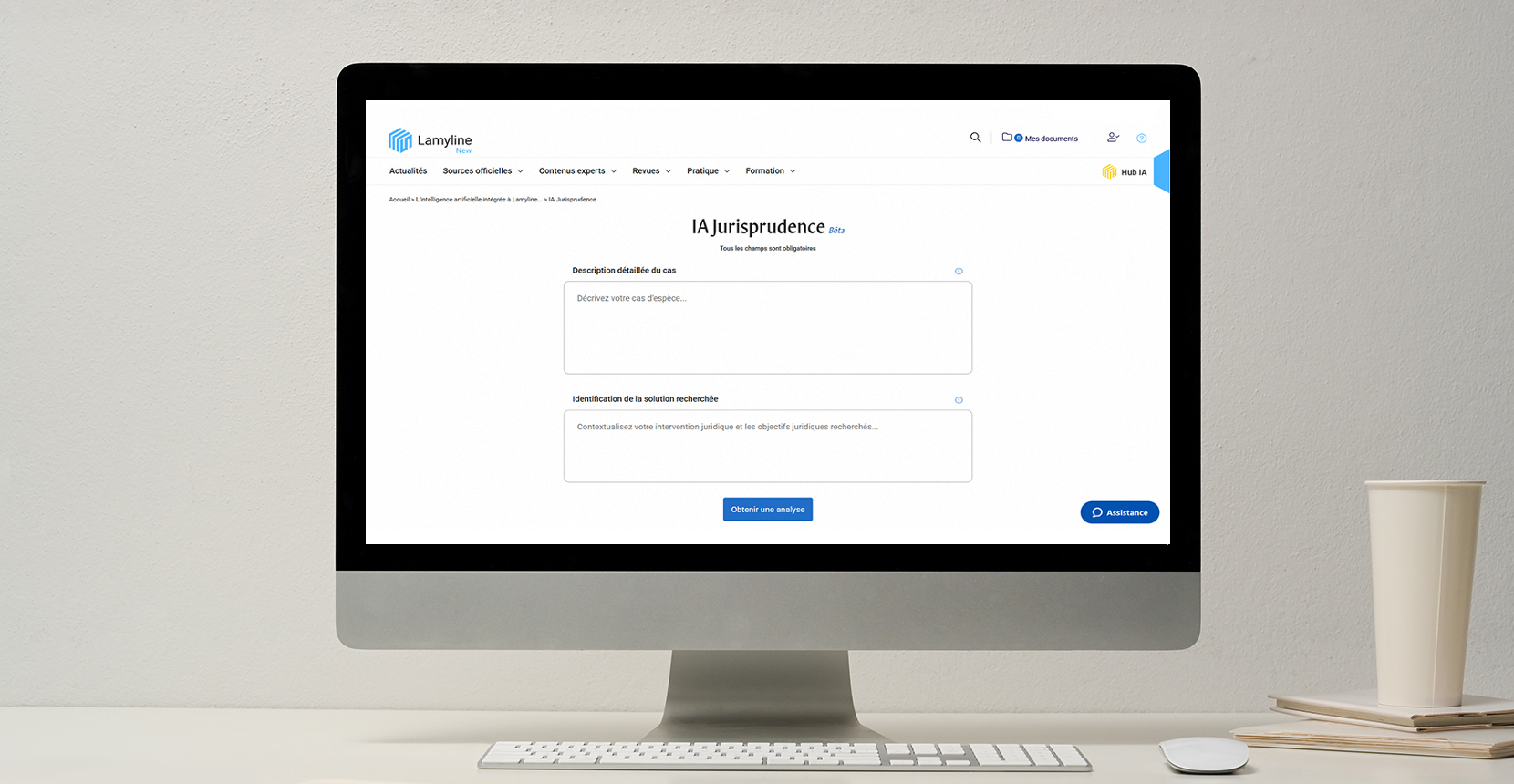 IA jurisprudence - Rédigez votre prompt